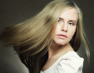 Fototapeta premium pretty blond woman