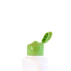Obraz premium Green operculum isolated on white background with clipping path
