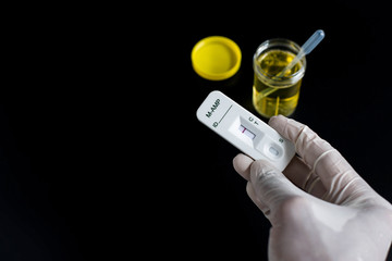 Drug detection of amphetamines in urine.