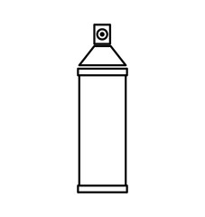 Constuction and repair concept represented by spray paint tool icon. isolated and flat illustration 