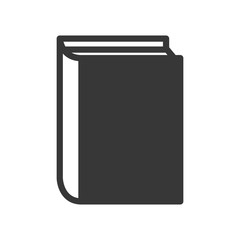 Reading and learning concept represented by book icon. isolated and flat illustration 