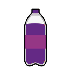 Soda and drink  concept represented by bottle icon. isolated and flat illustration 