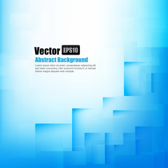 Abstract background light blue with basic geometry element vecto