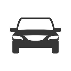 Transportation machine concept represented by car icon. isolated and flat illustration 