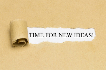 Time for new Ideas!
