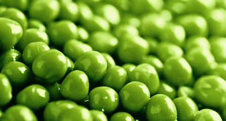 background of green peas