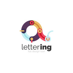 Letter logo business icon