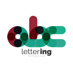 Letter logo business icon