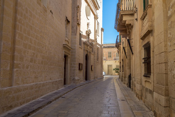 Narrow street in Malta