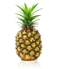 Pineapple isolated on white background