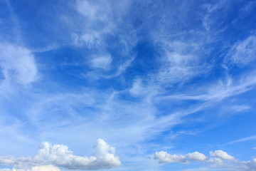 blue sky background with cloud