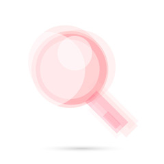 Zoom magnifier Modern Color Icon for web. New creative design symbol.