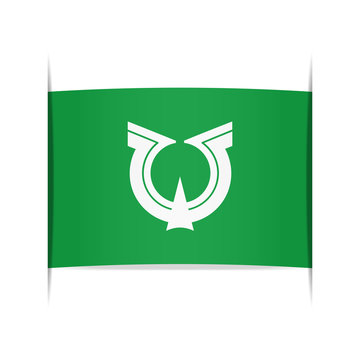 Flag of Kimitsu (Chiba Prefecture, Japan).