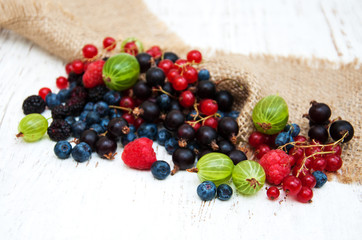Fresh summer berries