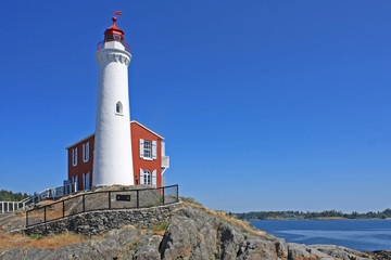 Fototapeta na wymiar Fisgard Lighthouse, Vancouver Island