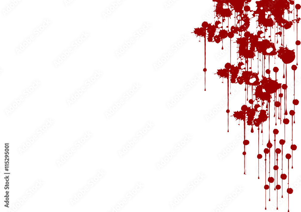 Poster vector splatter background red color. illustration vector design