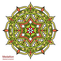 Ethnic Medallion-Mandala.