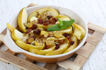 Baked apple