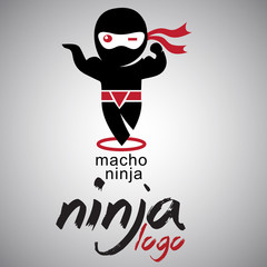 macho ninja logo