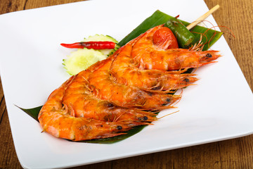Prawn skewer