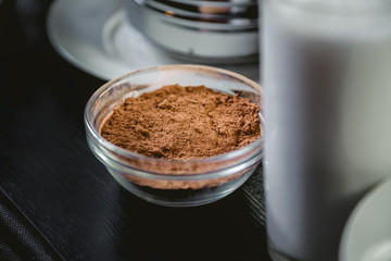 cocoa and milk powder cooking dishes