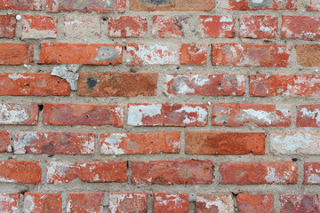 Brick texture with scratches and cracks