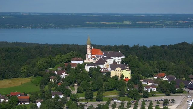 Andechs Monastery in the Five Lakes Region, Upper Bavaria, Bavaria, Germany, Europe