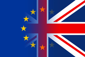 Brexit Flags Indicates Britain Referendum Democracy And Remain