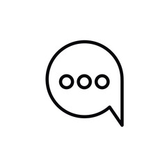 text balloon isolated icon design