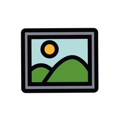 picture isolated icon design