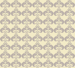Obraz premium Vintage Abstract geometric floral classic pattern ornament. Vector background for cards, web, fabric, textures, wallpapers, tile, mosaic. beige color