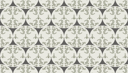 Abstract Floral ornament pattern background. Abstract modern pattern ornament