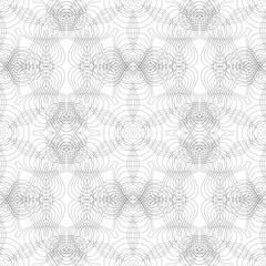 Seamless Texture. Element for Design. Ornamental Backdrop. Pattern Fill. Ornate Floral Decor for Wallpaper. Traditional Decor on White Background