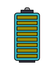 battery level isolated icon design