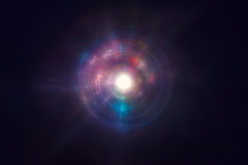 Abstract blurry bokeh background