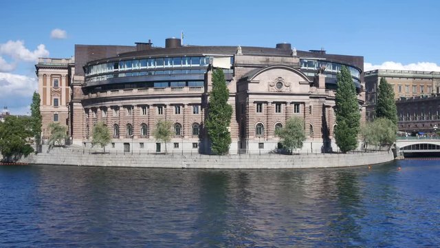 The parliament building (Riksdagen) , Stockholm, Sweden