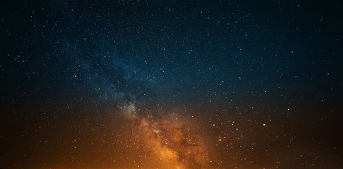 milky way on a clear night
