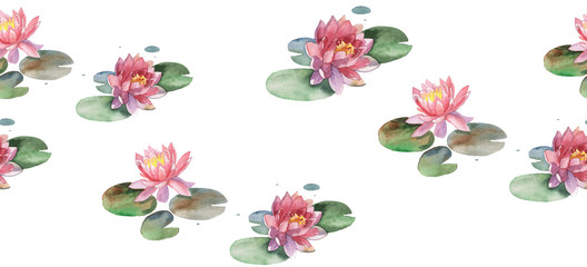 Aquarell Lotus