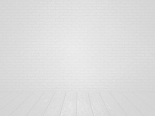 White Brick Room Backdrop