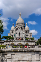 Fototapeta premium Bazylika Sacre Coeur, Paryż, Francja.