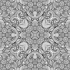 Abstract vector decorative ethnic seamless pattern