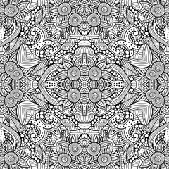 Abstract vector decorative ethnic seamless pattern