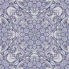 Abstract vector decorative ethnic seamless pattern