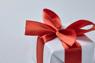 present with red bow