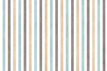 Watercolor beige, gray and blue striped background.
