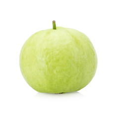 Guava fruit on white background