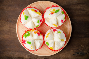 Steamed cupcake,dessert for Chinese new year