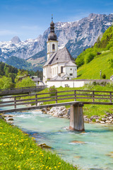 Church of Ramsau, Bavaria, Germany