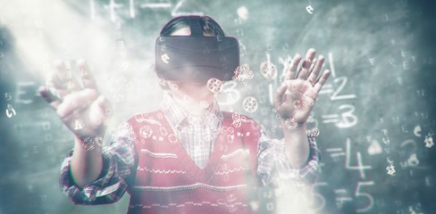 Composite image of black and grey interface