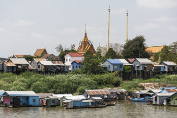 Fototapeta na wymiar Kambodscha, Blick auf Phnom Penh.